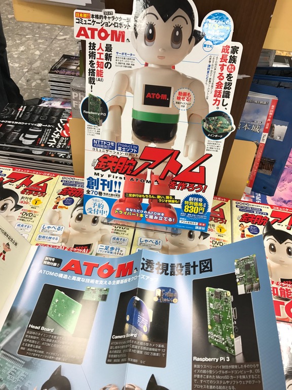 Robo Atom com Raspberry Pi 3