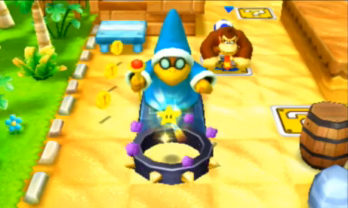 Kamek get back to AIM! Mario Party Star Rush Kamek boss Magikoopa