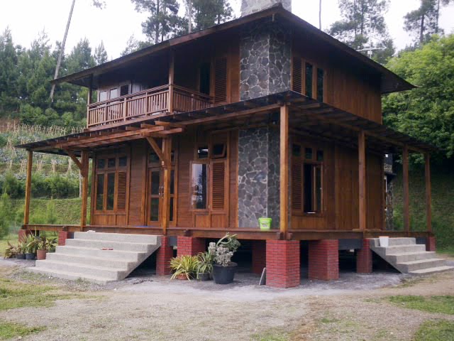 View Panggung Minimalis Desain Rumah Kayu Modern Mewah PNG