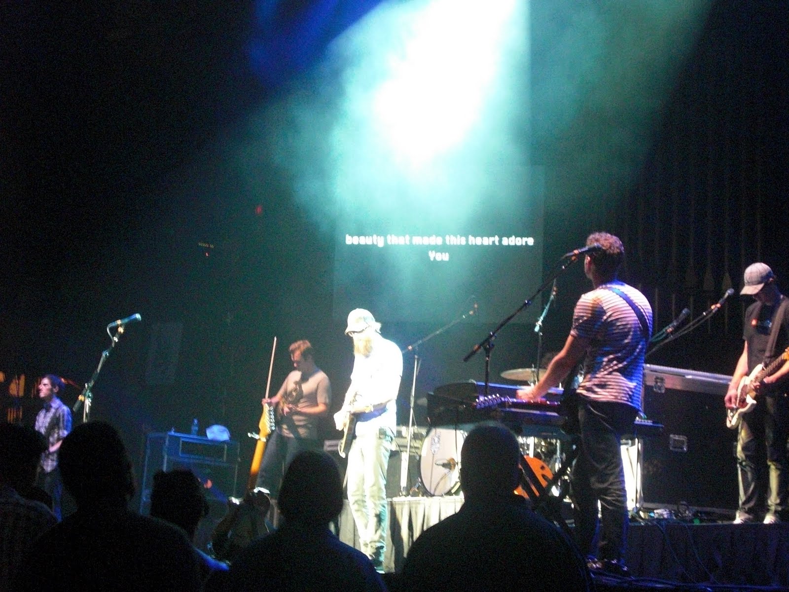 Sharing our lives.... David Crowder concert