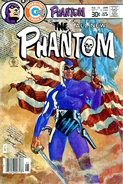 The Phantom v2 #74 charlton comic book cover art by Don Newton The Phantom v2 #74 charlton comic book cover art by Don Newton