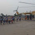 The Released 82 Chibok Girls Boarded Helicopters To Visit President Buhari