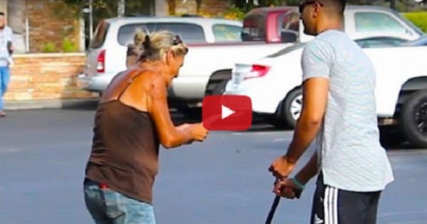 A Blind Man Asks Some Strangers If He Won The Lottery. Their Reactions Are Shocking!