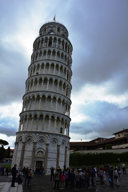 Leaning Tower of Pisa clouds