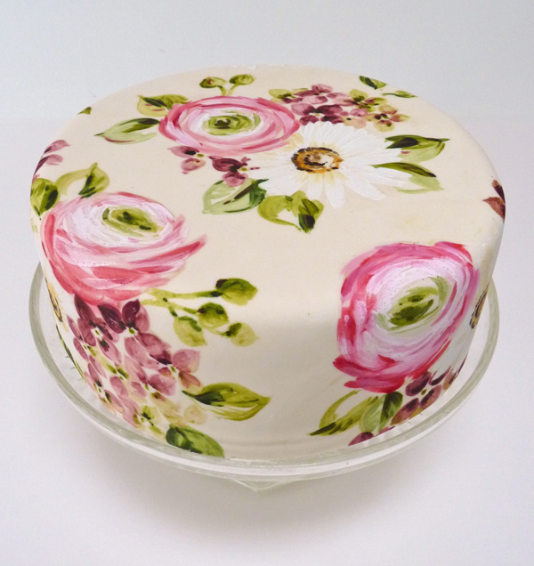 Amelie's House Painting onto fondant tutorial