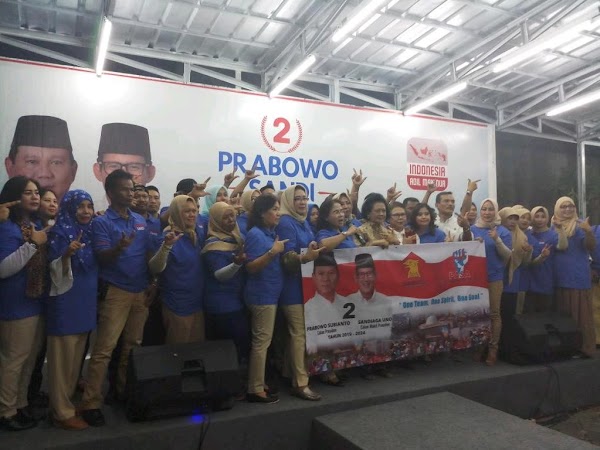Menangkan Prabowo-Sandi, Relawan PASA Siap Turun ke Lapangan