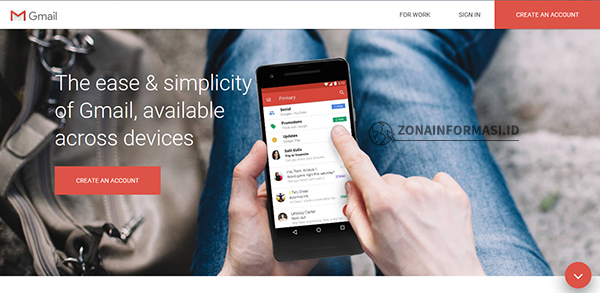 Akun email gratis dari Gmail Akun email gratis dari Gmail
