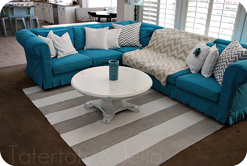 My Slipcovered Sectional and a Giveaway! title=
