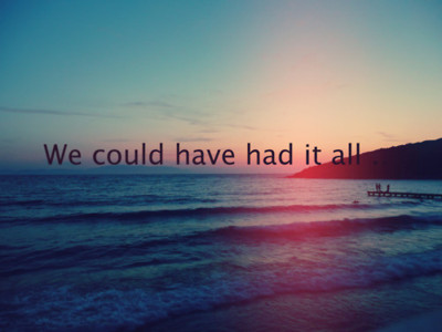 Just a lonely girl *: Nevermind, I'll find someone like you.