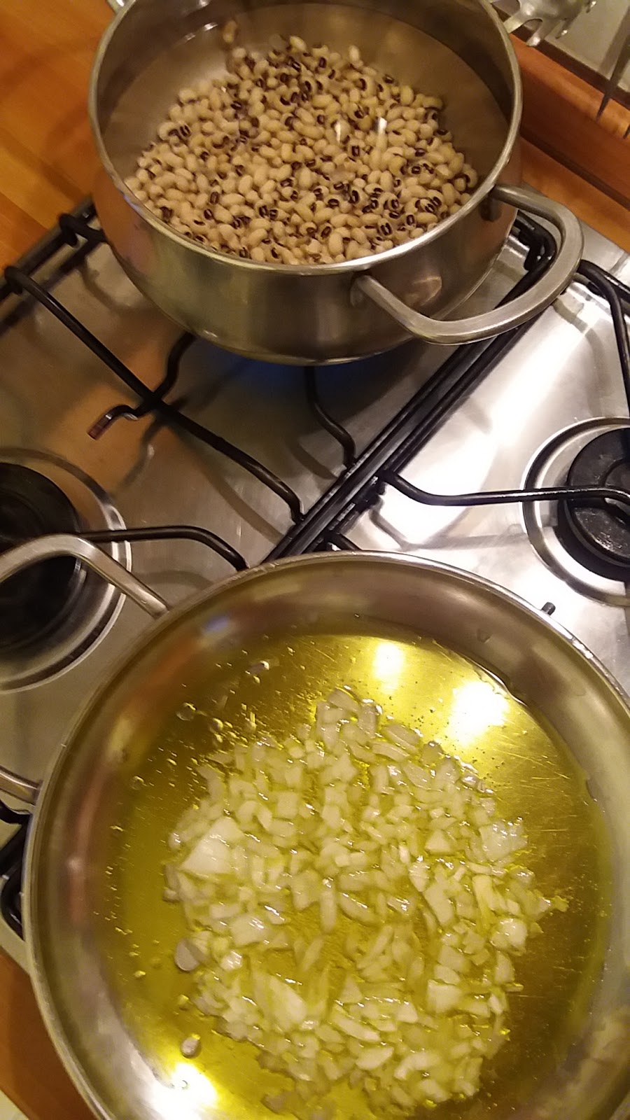 LE MIE SCELTE Risotto con cavolo nero, zucca e fagioli occhio