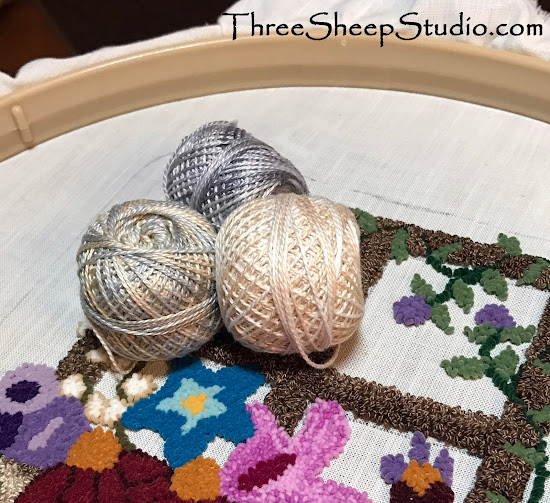 'The Windowbox' punch needle design by Rose Clay at ThreeSheepStudio.com 'The Windowbox' punch needle design by Rose Clay at ThreeSheepStudio.com