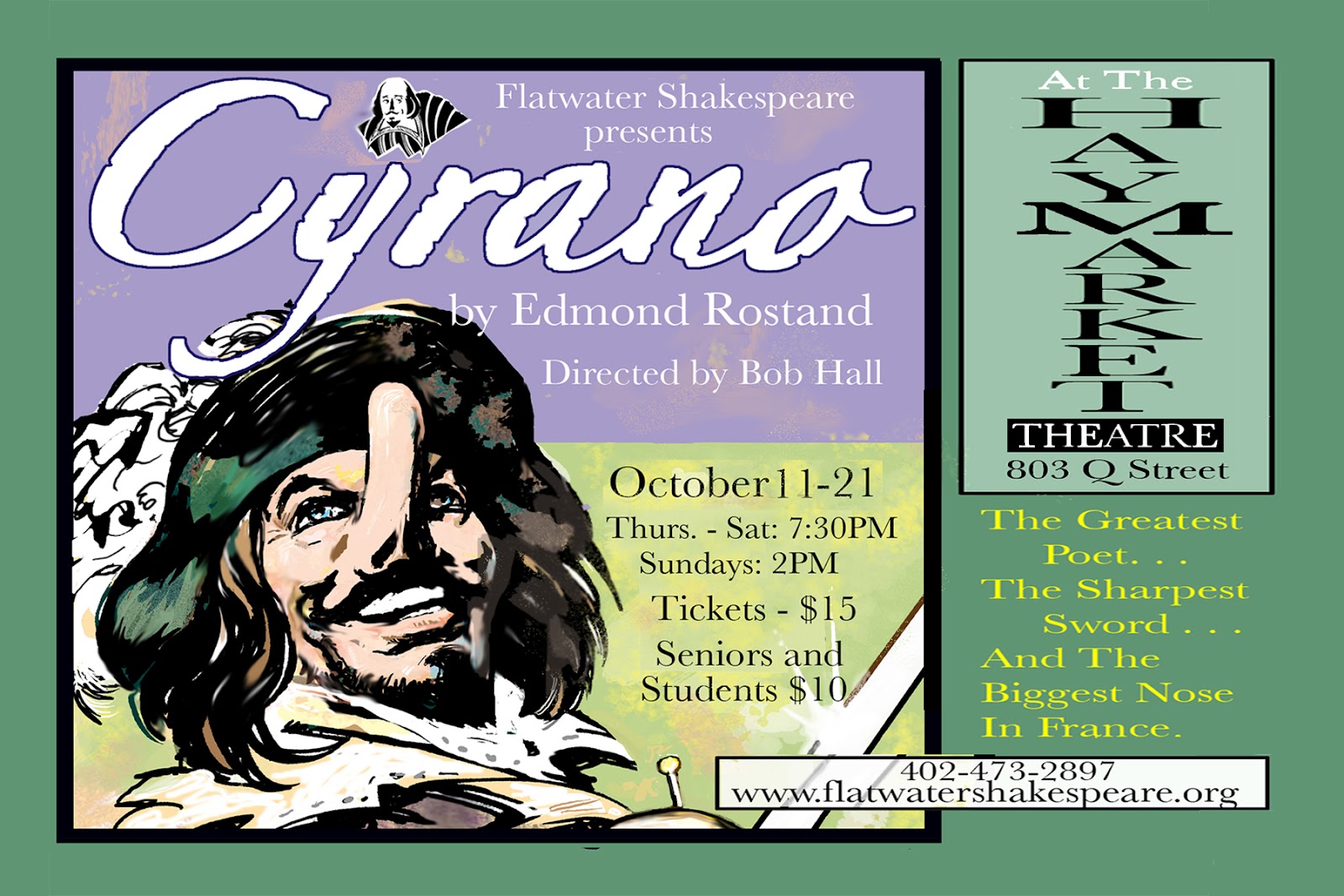 Flatwater Shakespeare's Blog News Flatwater Shakespeare's *Cyrano* at