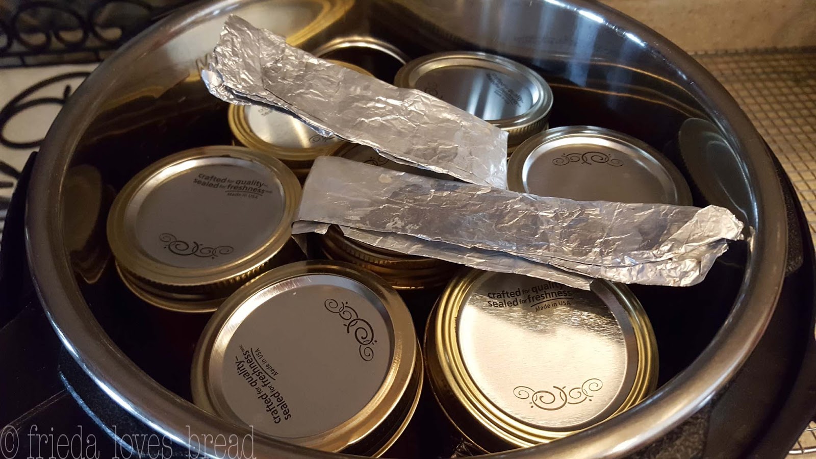 Frieda Loves Bread Steam Water Bath Canning in Your Instant Pot Part