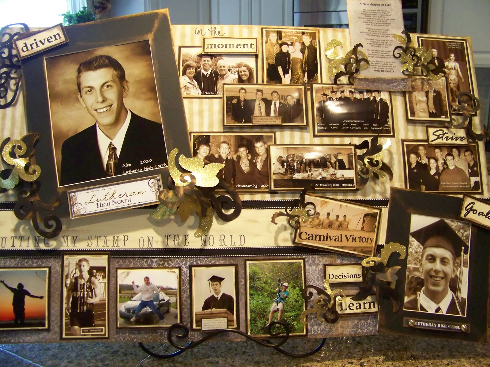 Creative lessons from my heart Graduation Memory Board Class