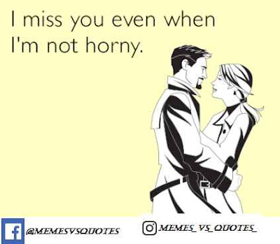 Best Miss you meme I'm not horny