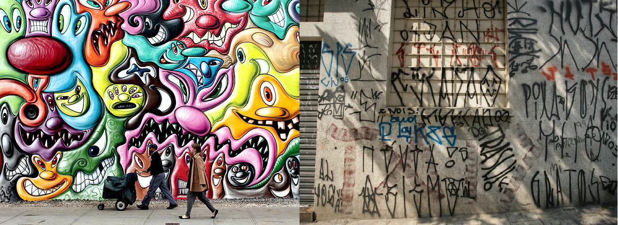 Fachada que o pichador respeita: as origens dos grafites que imitam pedra -  04/06/2022 - UOL TAB