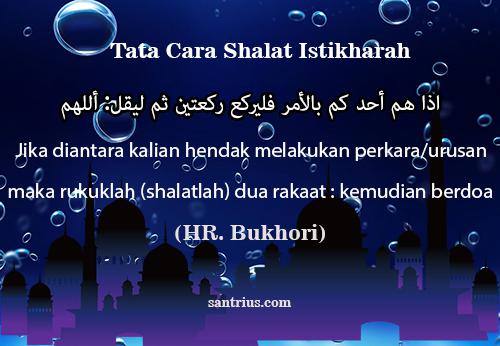 Shalat Istikharah Tata Cara Shalat Istikharah