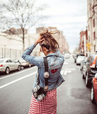 Jaqueta Jeans e Saia Vichy Jaqueta Jeans e Saia Vichy