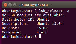lsb_release -a lsb_release -a