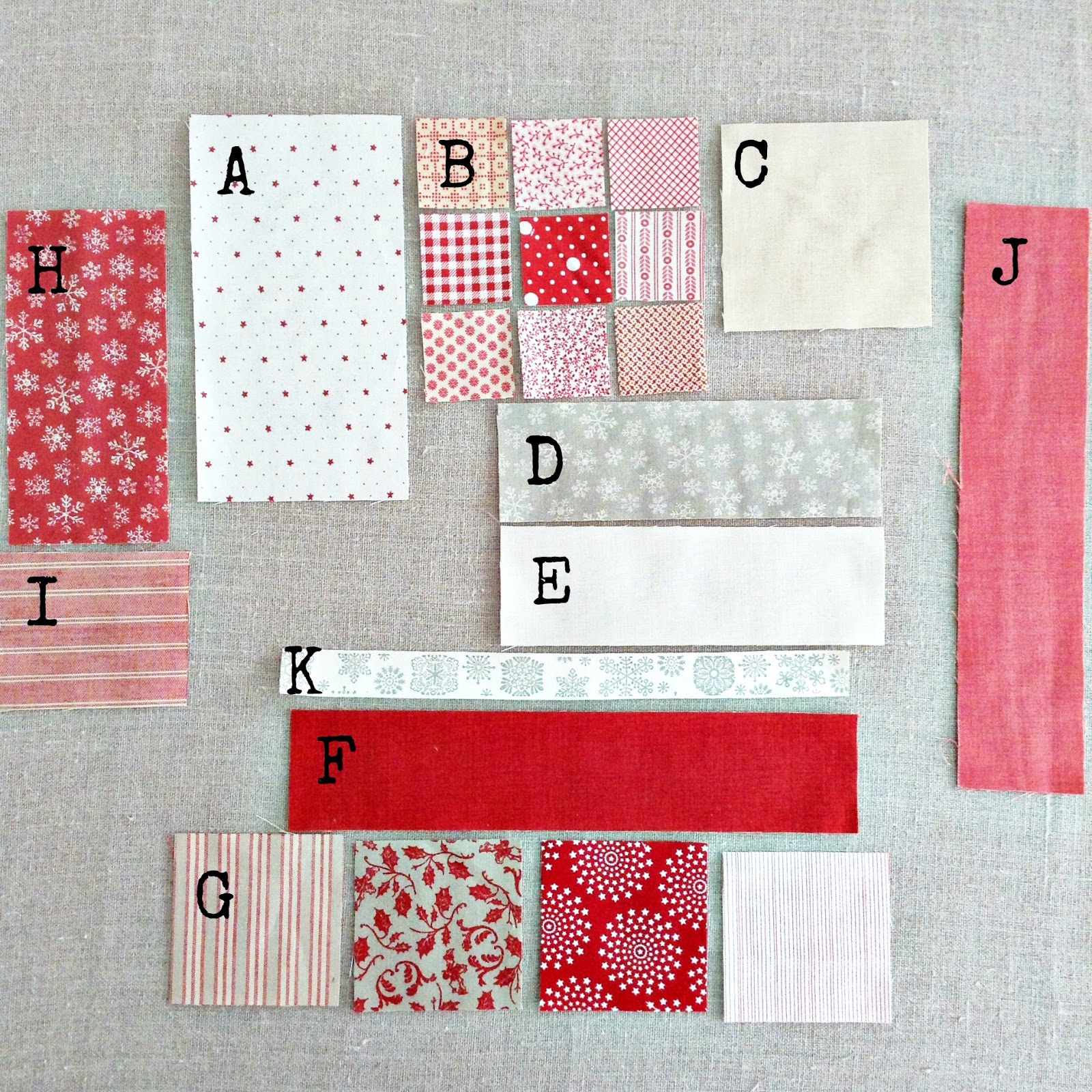 A Little Happy Sew Along Merry Christmas Mini Quilt Part 1 Cutting