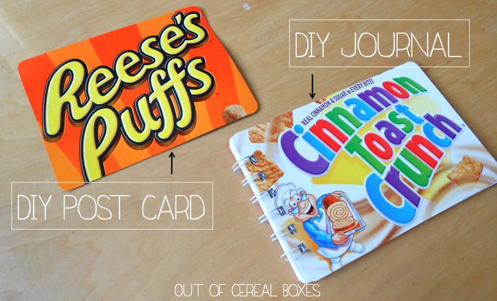 Kianna’s Korner DIY Recycling Cereal Boxes Two Ways