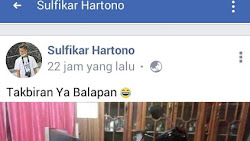 Sebelum Tewas Kecelakaan, Sulfikar Posting "Takbiran Ya Balapan" di Facebbok