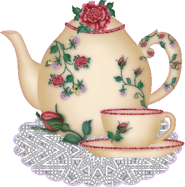 Chá com flor