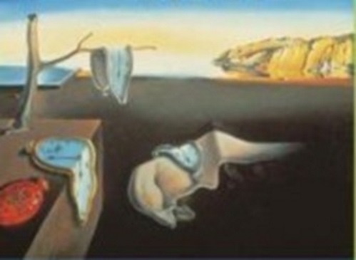 A Persistência da Memória - Salvador Dalí. #PraCegoVer: A Persistência da Memória, pintura de Salvador Dalí.