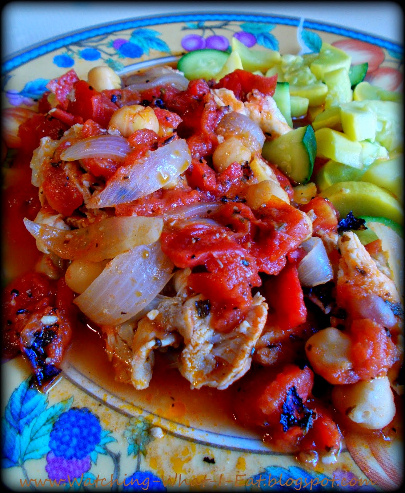 Watching What I Eat Quick Moroccan Chicken Thighs with Chickpeas