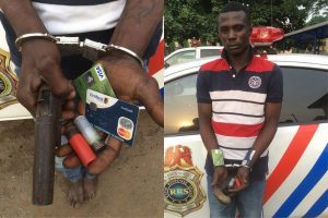 Robber Who Sleeps Beside ATM In Lagos To Rob Arrested By Police (Photo)