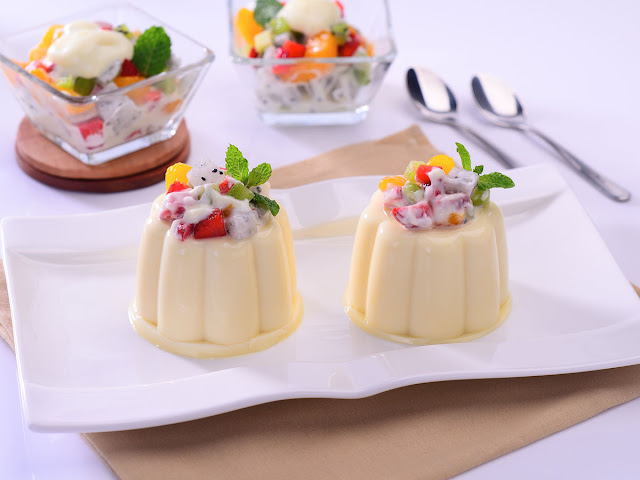 Resep dan Cara Membuat Puding Susu Nutrijel Buah