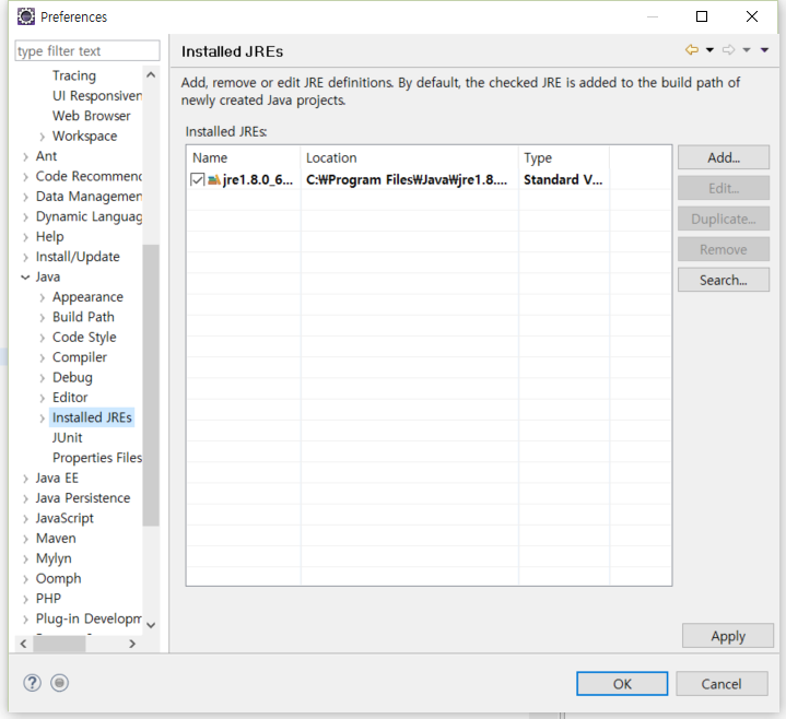 Fail setting eclipse eclipse java ee ide for web developers 