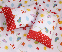 Butterfly polkadot pillows
