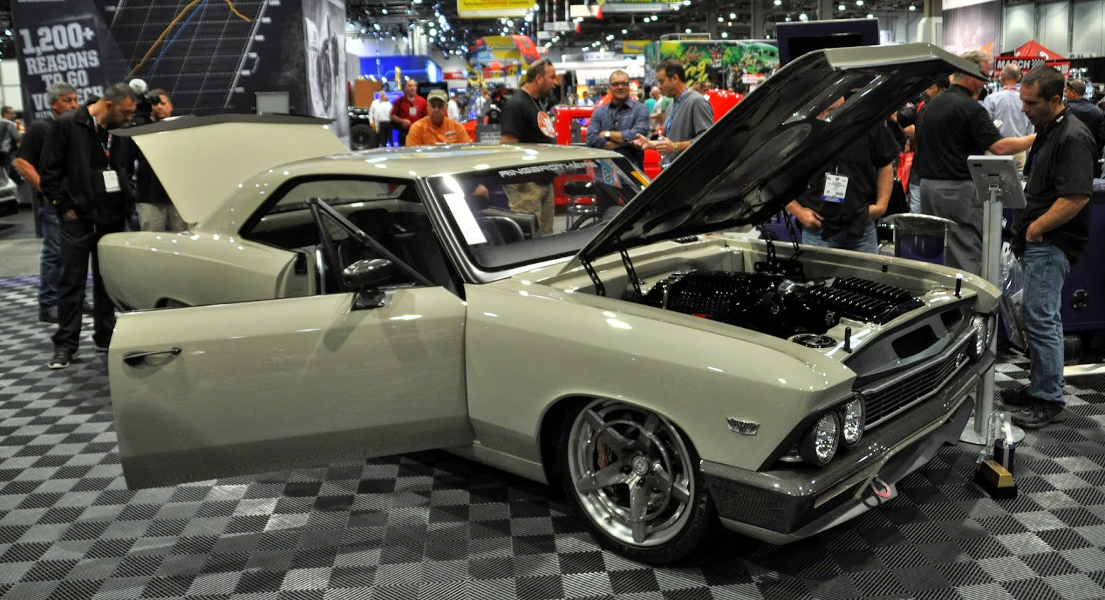 Just A Car Guy the Ring Brothers Chevelle, very creative interior and