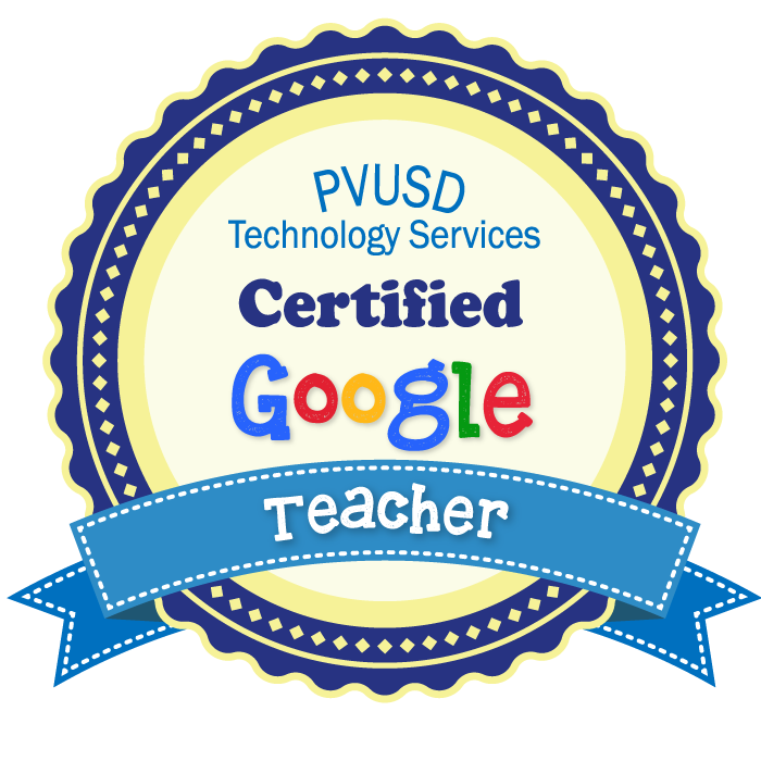 PVUSD Google Certification