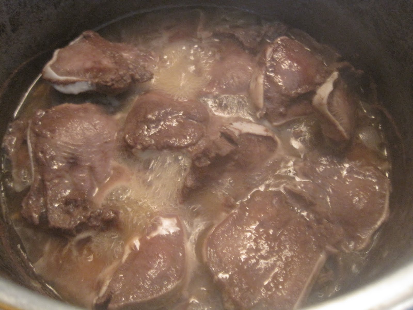 the mixed stew Monday's Bread Bowl Braised Beef Tongue