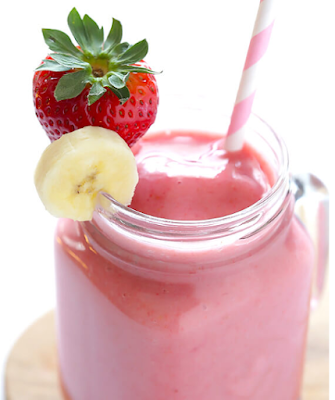 Strawberry Banana Smoothie #drinks