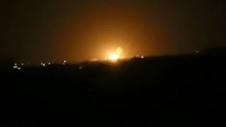 Massive Explosions At Damascus International Airport