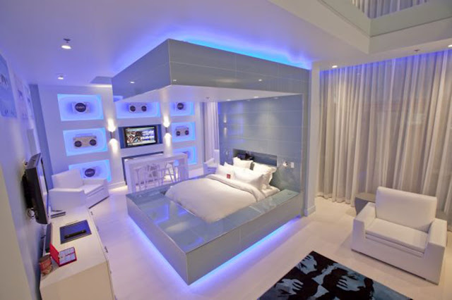 miami blue suite interior design