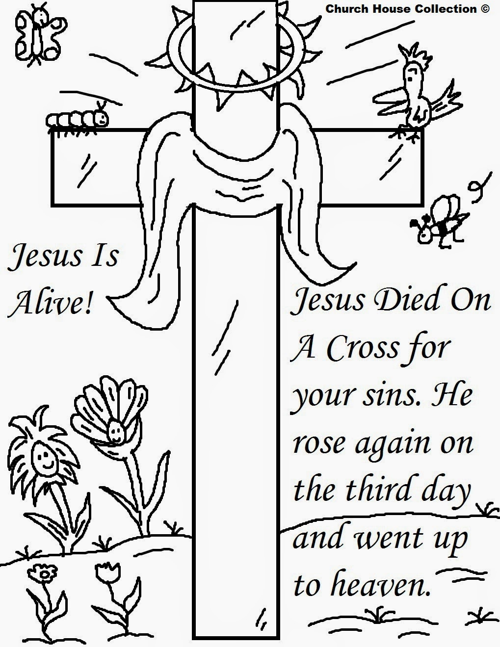 school projects easter coloring pages - photo #6