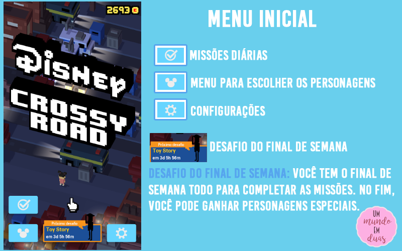 Jogo: Disney Crossy Road