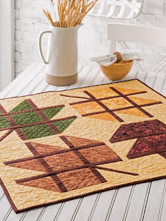 Leave placemat quilt pattern project