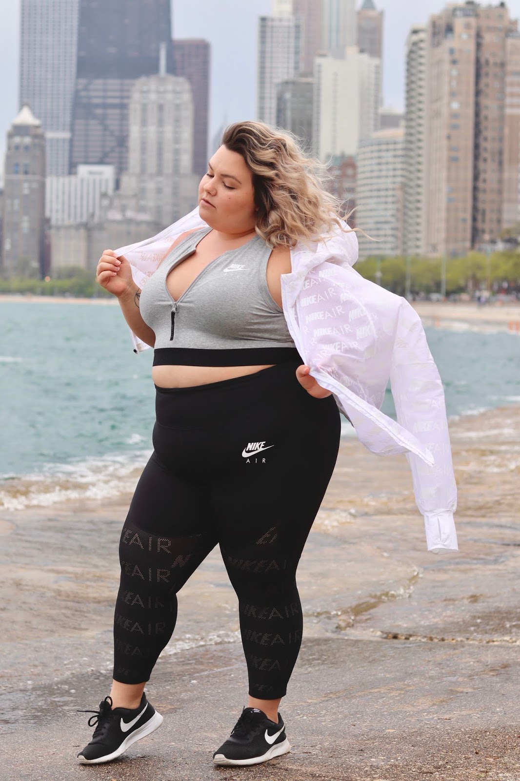 Chicago Plus Size Petite Fashion Blogger, YouTuber, and model Natalie Craig, of Natalie in the City, reviews Nike's plus size line.