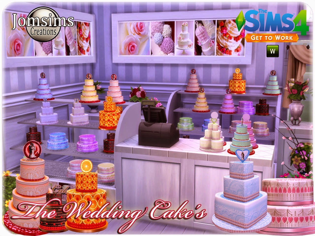 My Sims 4 Blog Wedding Cakes for Shops by JomSims