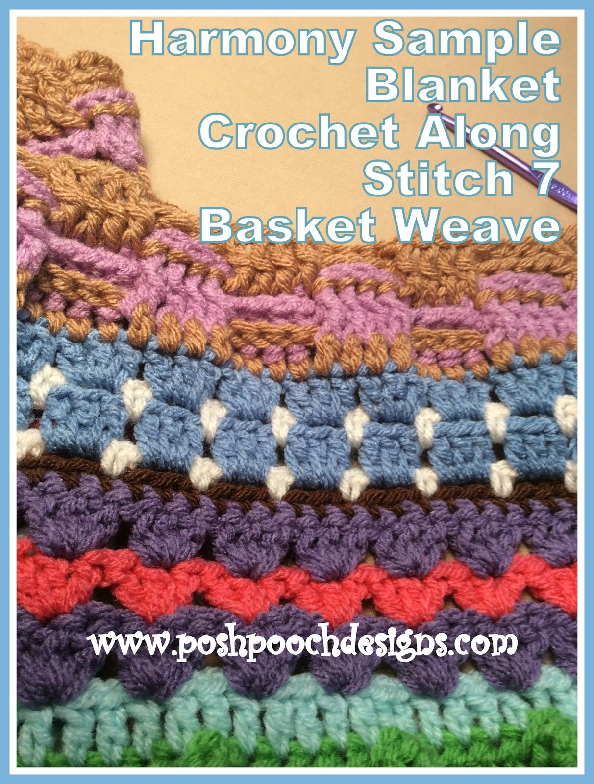 Posh Pooch Designs : Harmony Sample Blanket CAL - Stitch 7 - Basket ...