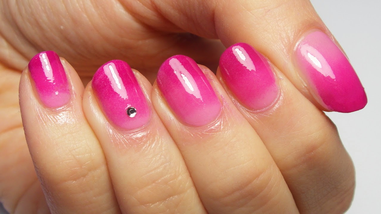 2. Ombre Nail Art Design with Sponge - wide 8