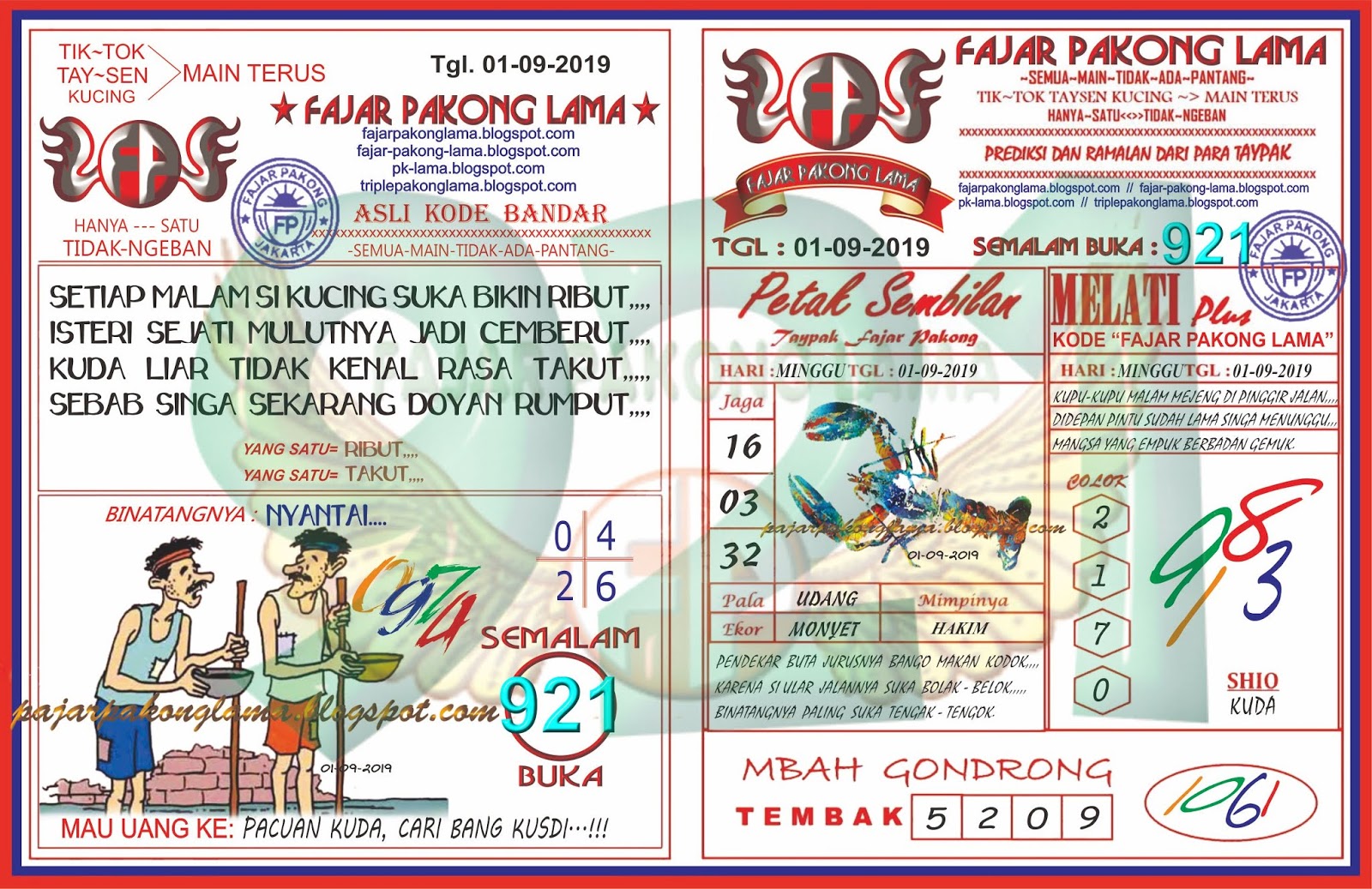 Kode Fajar Pakong Lama 2018