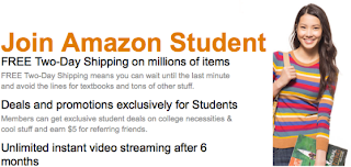 Free 6-Month Amazon Prime Membership for College Students