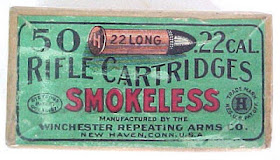 Vintage 22 Winchester Smokeless w/ Picture