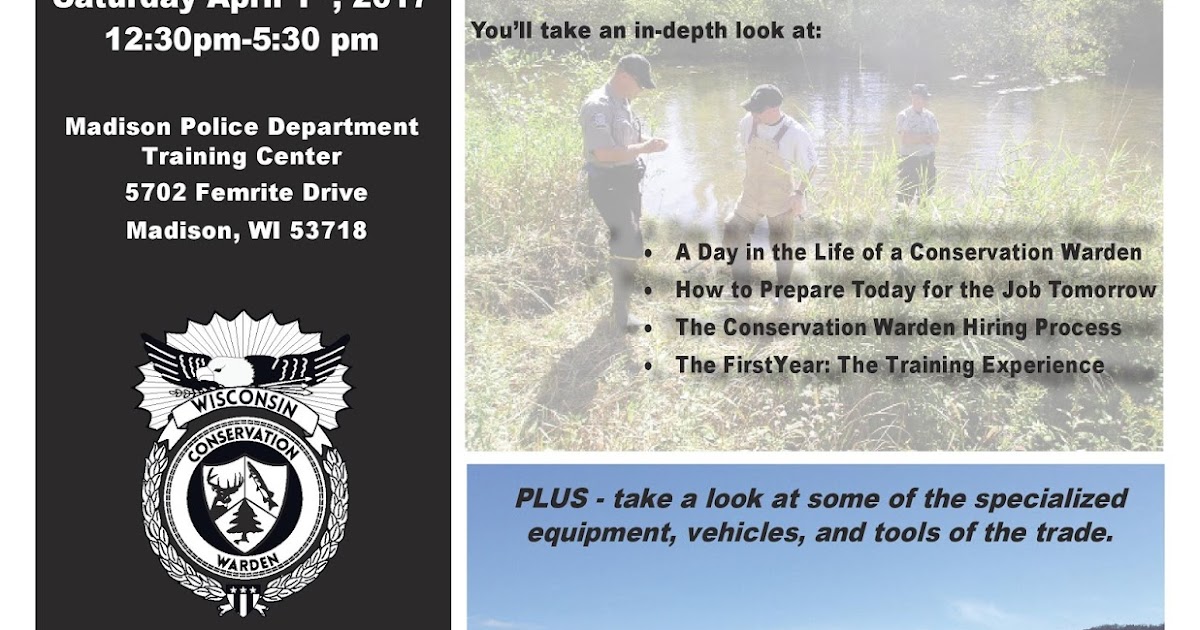 Environmental Studies Student News WI DNR Conservation Warden Career Expo